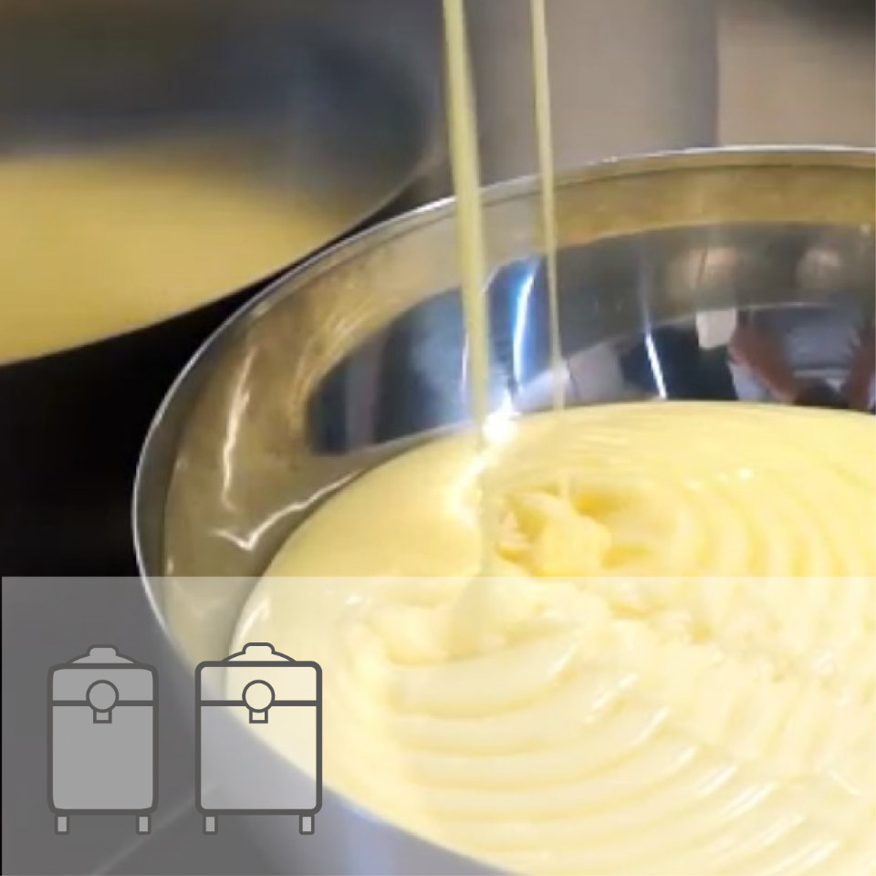 Cuocicrema professionali per pasticcerie e gelaterie: macchine progettate per preparare creme, basi, salse e lavorazioni dolciarie con precisione.