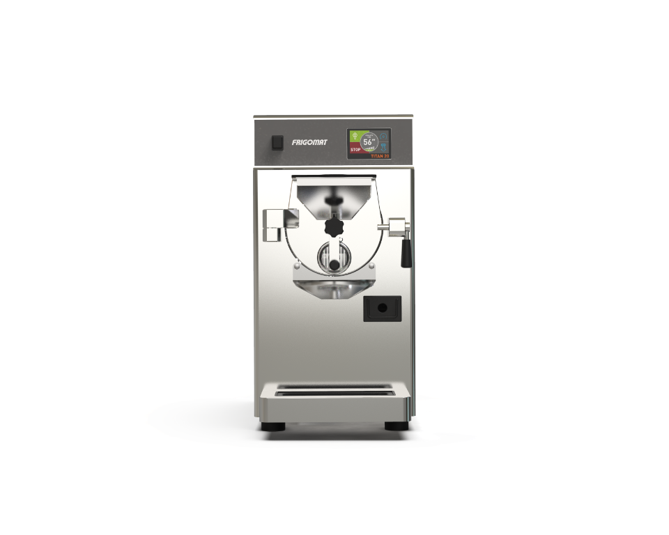 Mantecatore orizzontale da banco con comandi touch screen