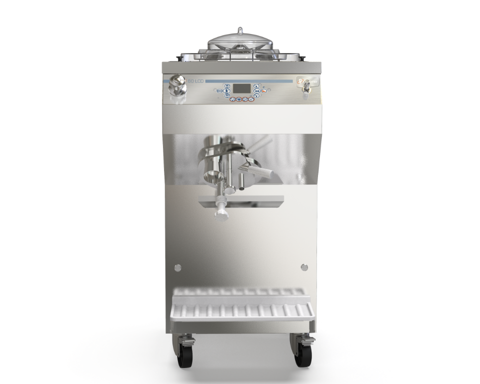 Macchine combinate cuocicrema e mantecatore con comandi elettronici LCD